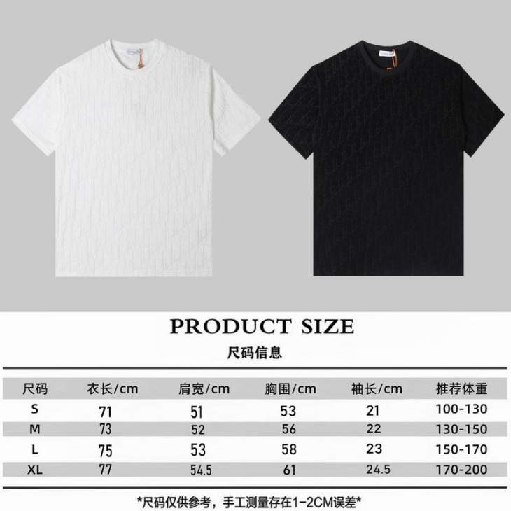Dior T Shirts Short _SKUDiorS-XLtltxD40615645